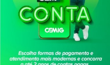 Dois anos de “conta zerada” da Cemig. Cadastros para concorrer só até dia 15