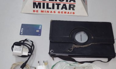 FURTO E RECEPTAÇÃO - PM recupera material