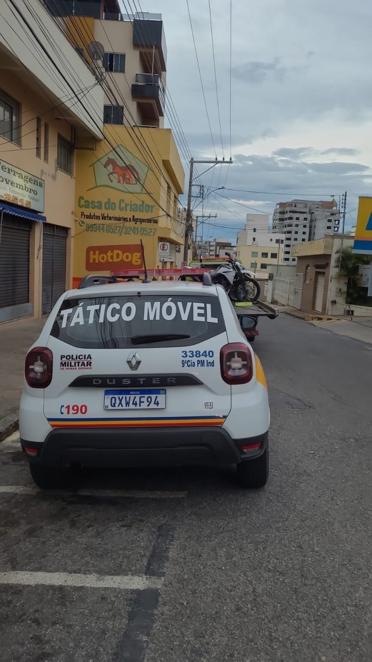 OPERAÇÕES REPRESSIVAS E PREVENTIVAS - PM remove 15 motocicletas irregulares