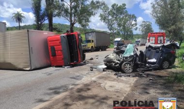 Um homem morreu na batida de três veículos