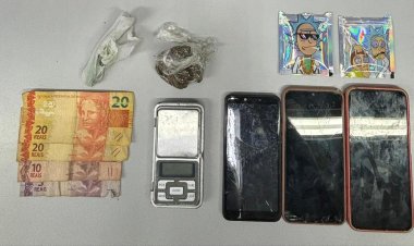 TRÁFICO DE DROGAS - Prisão e apreensão de drogas no Santa Edwiges
