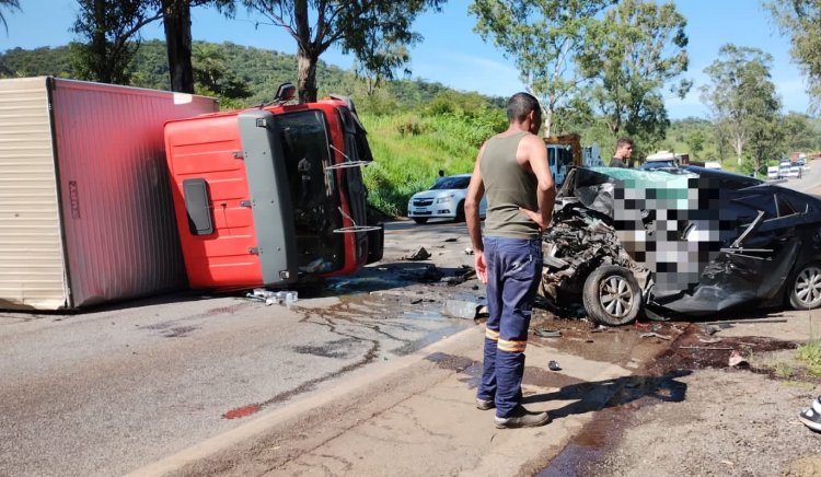 ACIDENTE NA MG-050 - Homem morre em acidente entre Itaúna e Azurita