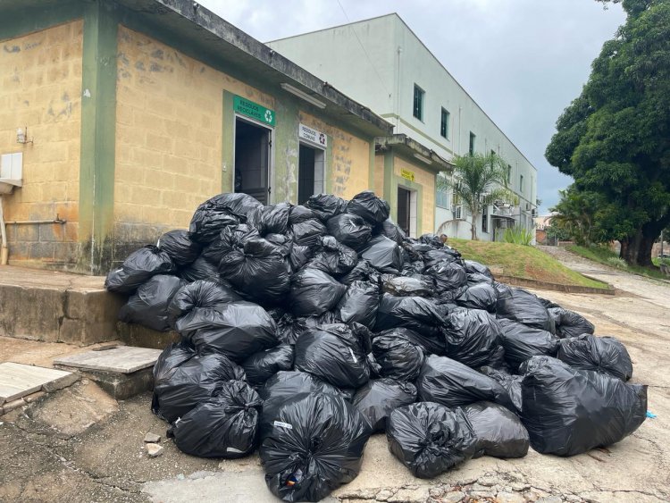 Coleta de lixo seco no Hospital é problema