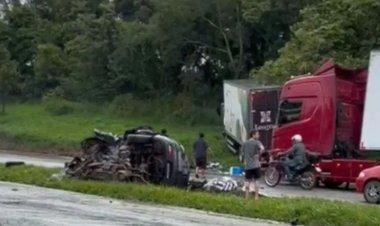 Grave acidente causa morte de casal itaunense na Fernão Dias