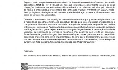 ViaSul aciona Justiça para pedir R$ 14 milhões