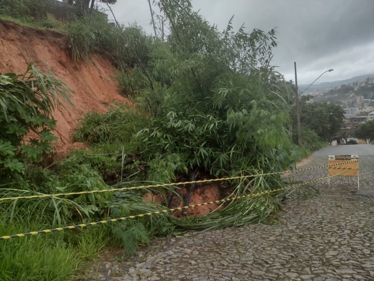 Barranco está com lonas há vários anos no Novo Horizonte