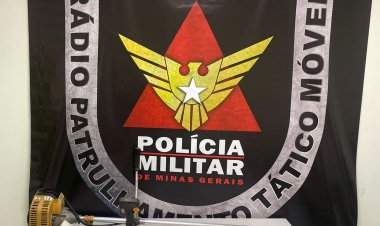 TRÁFICO DE DROGAS - PM apreende crack e material furtado no bairro de Lourdes