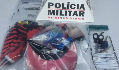 Tenta furtar objetos em veículo e é pego no flagra