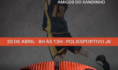 É hoje o 1° Festival de Minibasquete “Amigos do Xandinho”