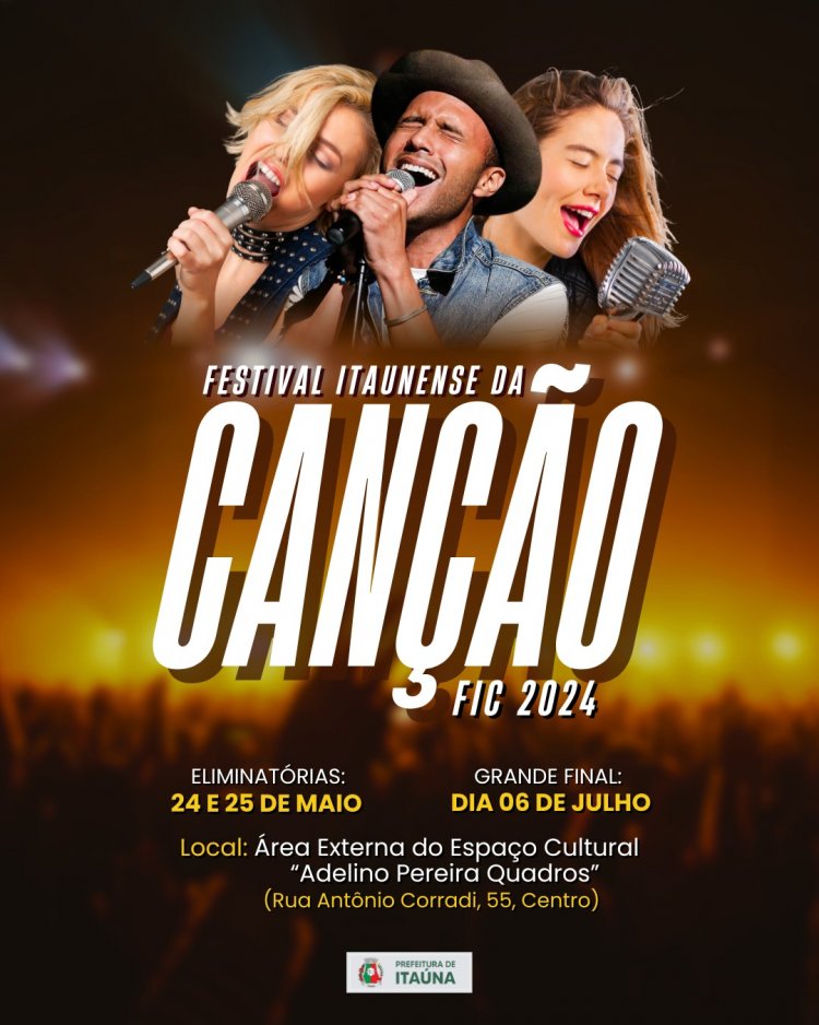 Festival Itaunense da Canção com inscrições abertas