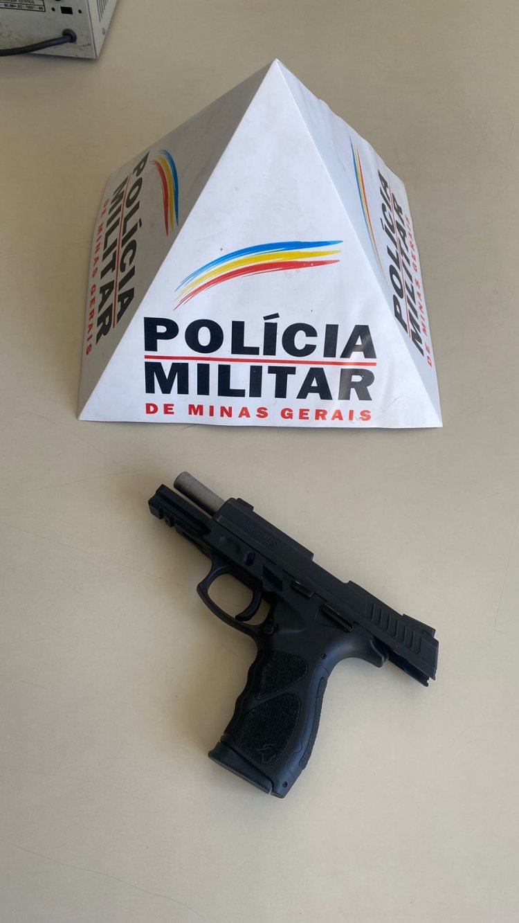 PM apreende arma de fogo no Veredas