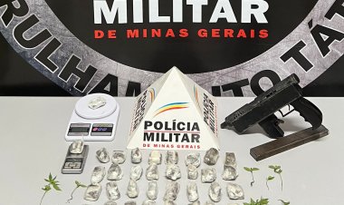 PM apreende drogas no Morada Nova