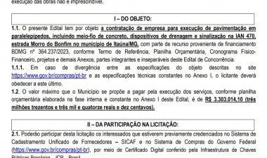 Calçamento do Morro do Bonfim pode custar R$ 3 milhões