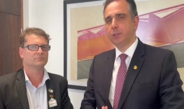 Presidente do Senado, Rodrigo Pacheco, recebe presidente do SINDIJORI/MG