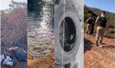 Prefeitura descarta lixo no depósito e esgoto no rio