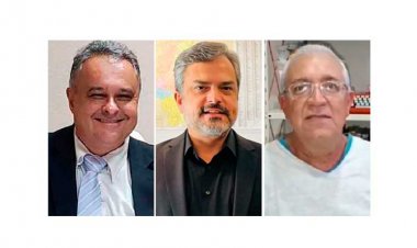 Três candidatos a prefeito