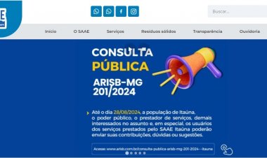 Proposta de aumento de 10,16%  na água e esgoto e 10,54% no lixo