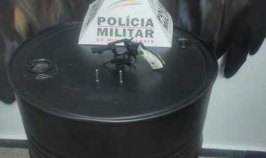 PM apreende arma no Universitário