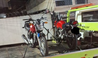 PM faz operação e apreende motos