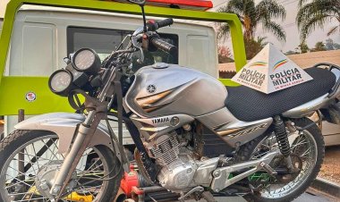 Homem é preso  por furto de moto