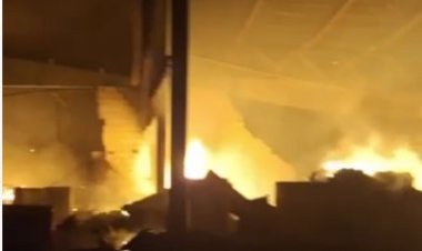 Incêndio destrói 'galpão da Coopert' em Itaúna. Suspeita é de "fogo colocado"