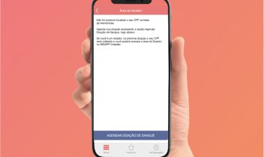 FERRAMENTA DIGITAL - Doadores de sangue têm área exclusiva em aplicativo do governo