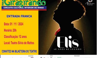 “Elis, 40 anos de  legado” chega a  Itaúna em novembro