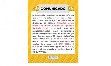 A assessoria da Prefeitura faz dois comunicados