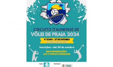 VÔLEI DE PRAIA - Inscrições abertas para mais uma etapa