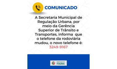 NOVO NÚMERO - Rodoviária muda telefone de atendimento ao público
