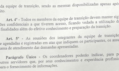Prefeito edita decreto e proíbe informações
