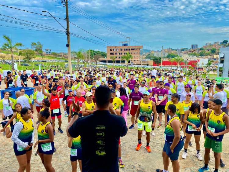CORRIDA DA SAÚDE - Evento reúne mais de 2 mil pessoas e arrecada 5 toneladas de alimentos
