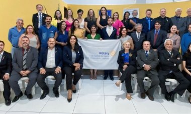 Rotary Itaúna marca presença  na posse do clube de Juatuba
