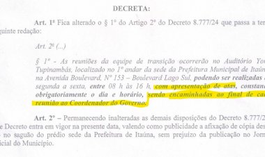 Além de limitar trabalho, prefeito dificulta trânsito da equipe