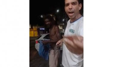 Homem dá “chibatadas” em um negro e faz discurso de ódio em Itaúna