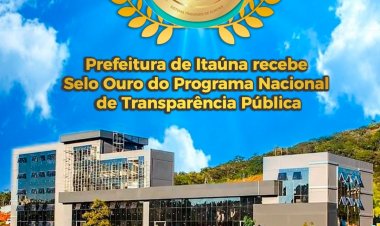 Prefeitura recebe Selo Ouro em Transparência Pública
