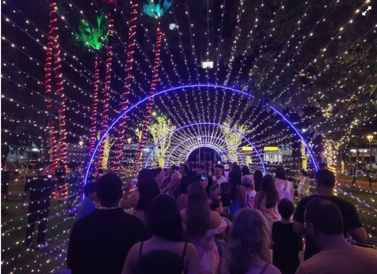 Luzes de Natal serão acesas no domingo, 24, em Itaúna