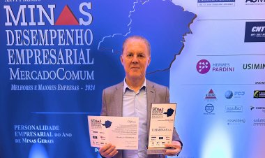 Mineração Usiminas recebe Prêmio Minas - Desempenho Empresarial