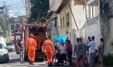 Idoso de 76 anos é atropelado no Centro