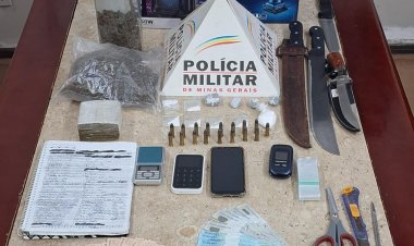 Homem é preso com drogas em Santanense