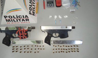 Duas submetralhadoras são  apreendidas no Alto do Rosário