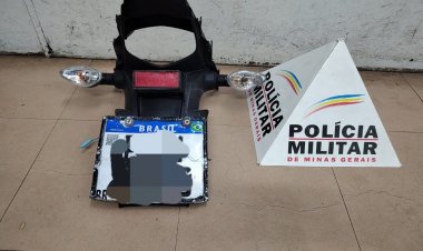 RISCO ÀS PESSOAS - Moto apreendida e homem preso