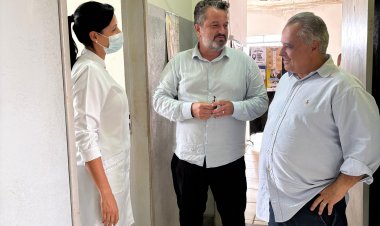 Prefeito anuncia obra no PSF  do Cidade Nova