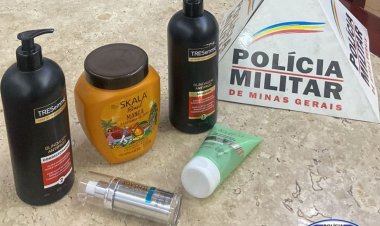 Trio é preso após furtar farmácia no Centro