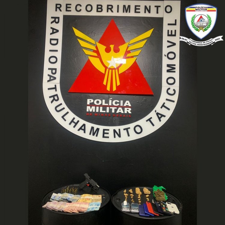 Três homens são presos por tráfico
