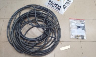 Autor de furto de fios elétricos é preso