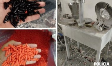 Fábrica de ‘suplementos nutricionais fakes’ é descoberta em Formiga