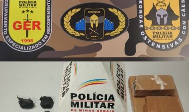 PM apreende drogas no Morada Nova