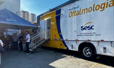 MEDSESC - Itaúna recebe carreta oftalmológica