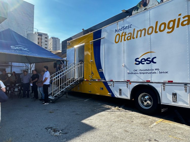 MEDSESC - Itaúna recebe carreta oftalmológica